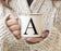 Andaz Press 11oz Black Faux Gold Glitter Monogram Campfire Coffee Mug-Set of 1-Andaz Press-A-