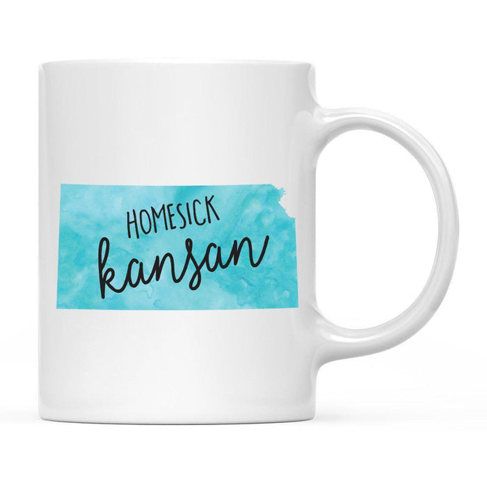 Andaz Press 11oz Black Homesick Watercolor US State Coffee Mug-Set of 1-Andaz Press-Alabama-