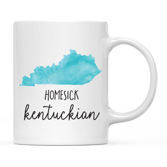 Andaz Press 11oz Black Homesick Watercolor US State Coffee Mug-Set of 1-Andaz Press-Alabama-