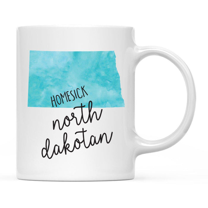 Andaz Press 11oz Black Homesick Watercolor US State Coffee Mug-Set of 1-Andaz Press-Alabama-