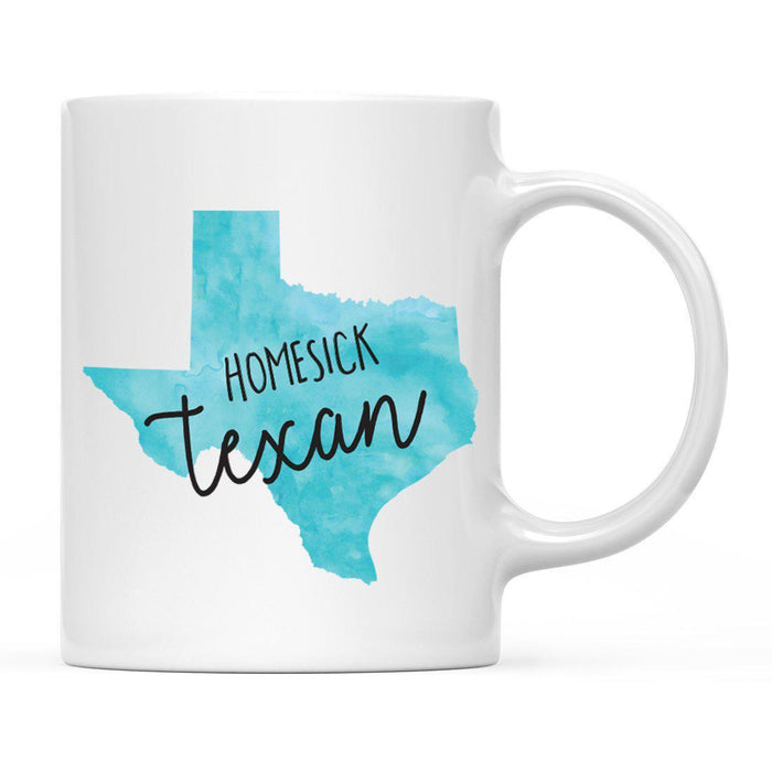 Andaz Press 11oz Black Homesick Watercolor US State Coffee Mug-Set of 1-Andaz Press-Alabama-