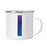 Andaz Press 11oz Blue Purple Watercolor Monogram Campfire Coffee Mug-Set of 1-Andaz Press-I-