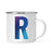 Andaz Press 11oz Blue Purple Watercolor Monogram Campfire Coffee Mug-Set of 1-Andaz Press-R-