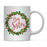 Andaz Press 11oz Christmas Red Berries Green Leaves Floral Wreath Coffee Mug-Set of 1-Andaz Press-Aunt-