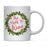 Andaz Press 11oz Christmas Red Berries Green Leaves Floral Wreath Coffee Mug-Set of 1-Andaz Press-Aunt-