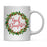 Andaz Press 11oz Christmas Red Berries Green Leaves Floral Wreath Coffee Mug-Set of 1-Andaz Press-Aunt-