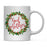 Andaz Press 11oz Christmas Red Berries Green Leaves Floral Wreath Coffee Mug-Set of 1-Andaz Press-Aunt-