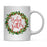 Andaz Press 11oz Christmas Red Berries Green Leaves Floral Wreath Coffee Mug-Set of 1-Andaz Press-Babysitter-