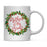 Andaz Press 11oz Christmas Red Berries Green Leaves Floral Wreath Coffee Mug-Set of 1-Andaz Press-Mother of the Bride-