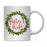 Andaz Press 11oz Christmas Red Berries Green Leaves Floral Wreath Coffee Mug-Set of 1-Andaz Press-Pastor's Wife-