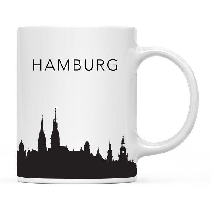 Andaz Press 11oz City Skyline Tourist Travel Souvenir Coffee Mug-Set of 1-Andaz Press-Hamburg Germany-