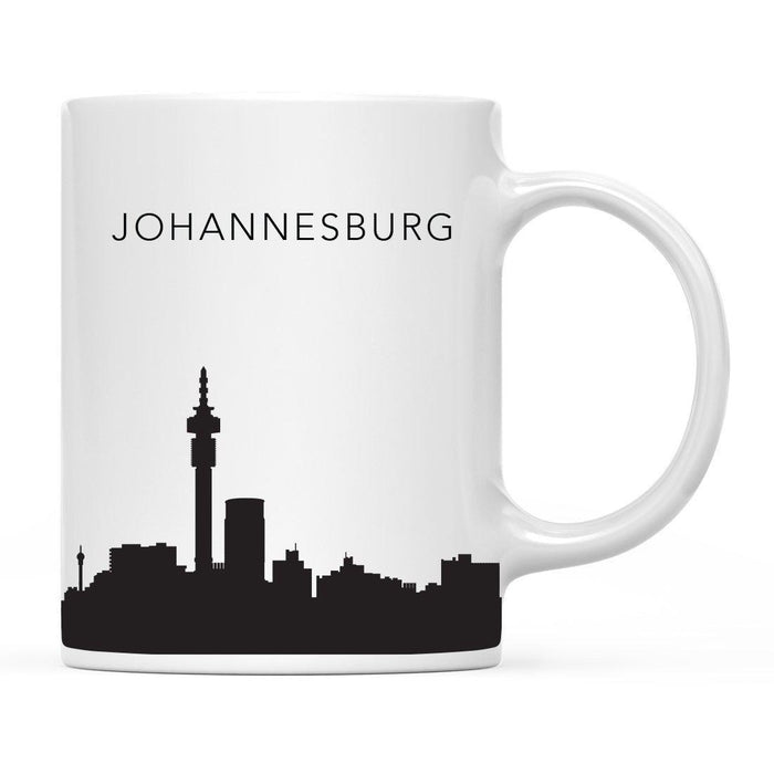 Andaz Press 11oz City Skyline Tourist Travel Souvenir Coffee Mug-Set of 1-Andaz Press-Johannesburg South Africa-