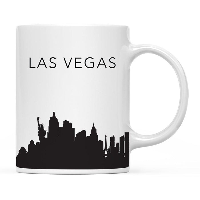 Andaz Press 11oz City Skyline Tourist Travel Souvenir Coffee Mug-Set of 1-Andaz Press-Las Vegas Nevada-