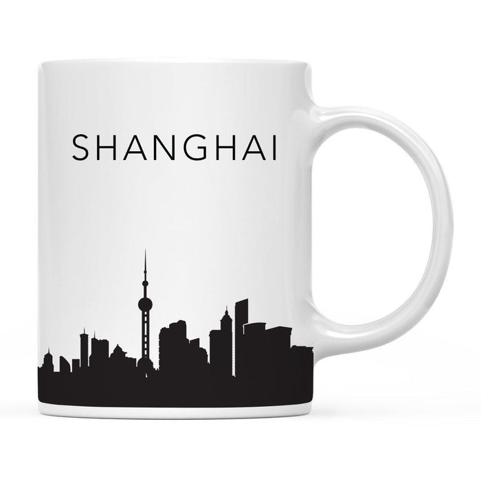 Andaz Press 11oz City Skyline Tourist Travel Souvenir Coffee Mug-Set of 1-Andaz Press-Shanghai China-