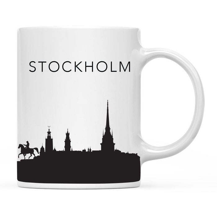 Andaz Press 11oz City Skyline Tourist Travel Souvenir Coffee Mug-Set of 1-Andaz Press-Stockholm Sweden-
