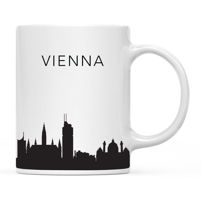 Andaz Press 11oz City Skyline Tourist Travel Souvenir Coffee Mug-Set of 1-Andaz Press-Vienna Austria-