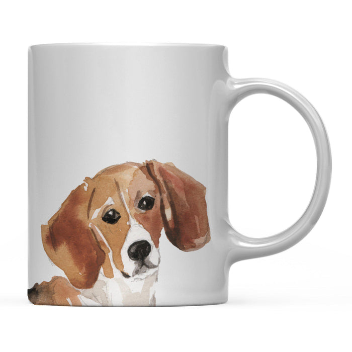 Andaz Press 11oz Close Up Dog Coffee Mug-Set of 1-Andaz Press-Beagle-