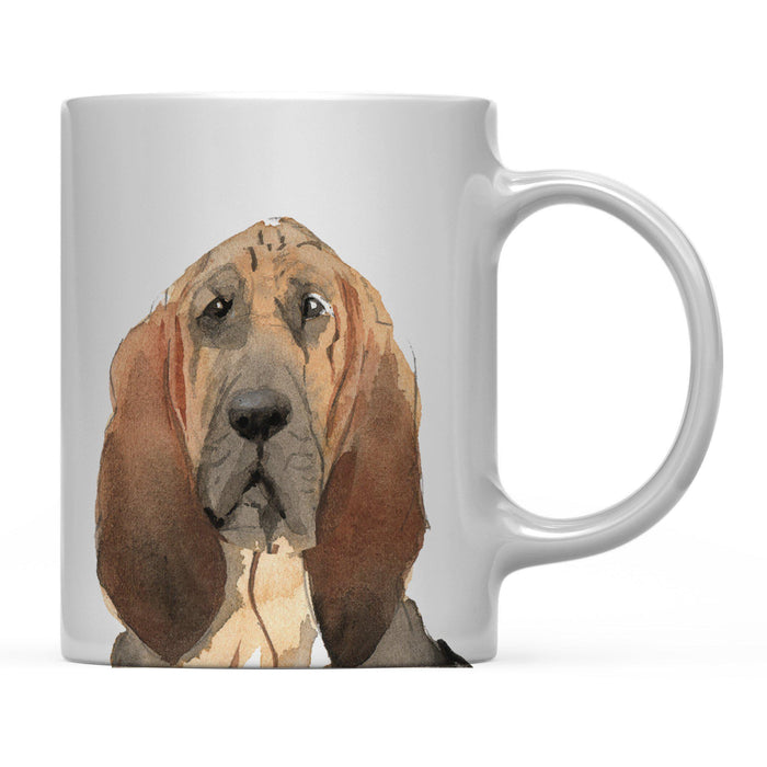 Andaz Press 11oz Close Up Dog Coffee Mug-Set of 1-Andaz Press-Bloodhound-