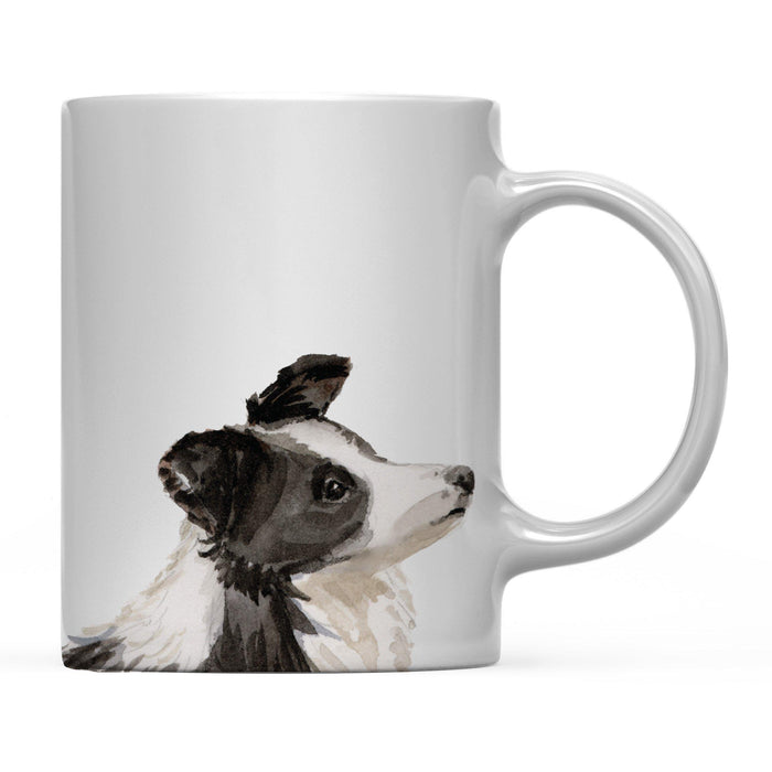 Andaz Press 11oz Close Up Dog Coffee Mug-Set of 1-Andaz Press-Border Collie-