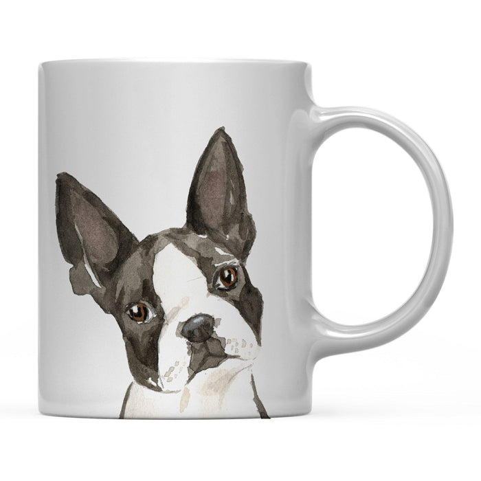Andaz Press 11oz Close Up Dog Coffee Mug-Set of 1-Andaz Press-Boston Terrier-