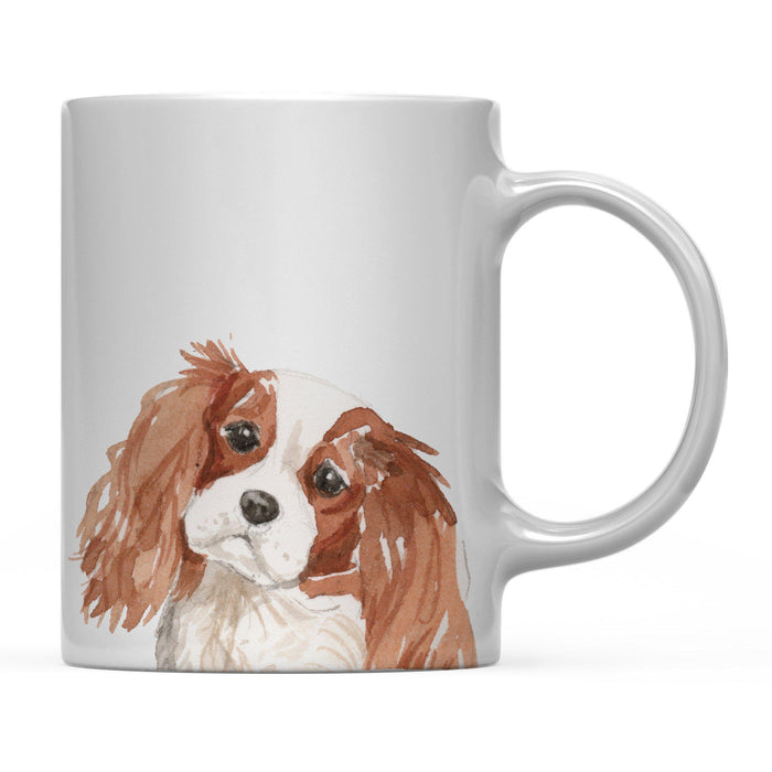 Andaz Press 11oz Close Up Dog Coffee Mug-Set of 1-Andaz Press-Cavalier King Charles Spaniel-