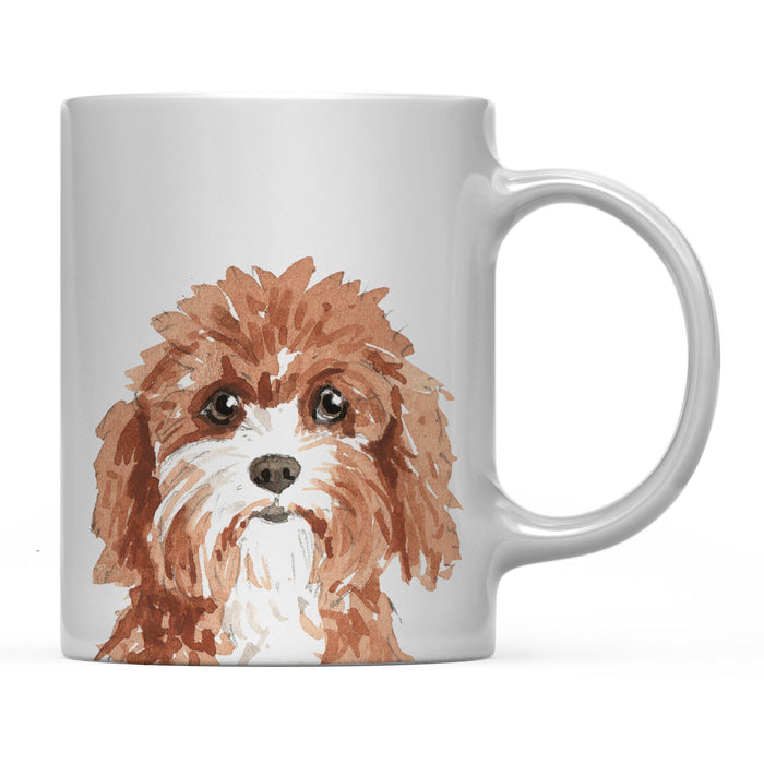 Andaz Press 11oz Close Up Dog Coffee Mug-Set of 1-Andaz Press-Cavapoo-