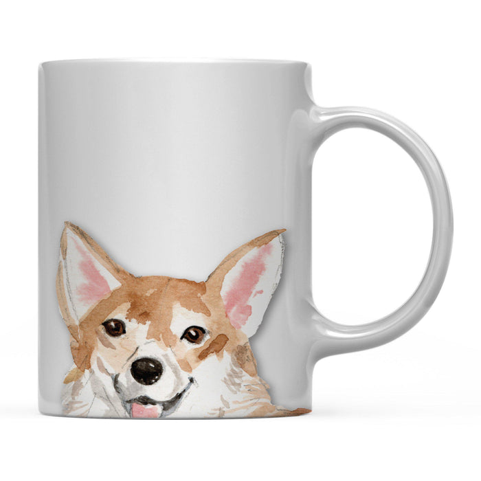 Andaz Press 11oz Close Up Dog Coffee Mug-Set of 1-Andaz Press-Corgi-