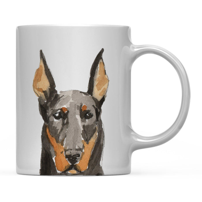 Andaz Press 11oz Close Up Dog Coffee Mug-Set of 1-Andaz Press-Doberman-