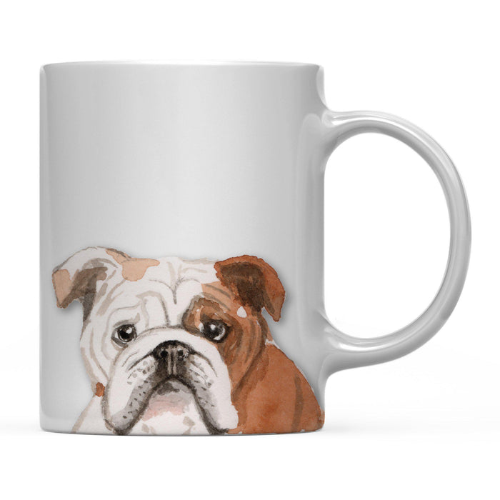 Andaz Press 11oz Close Up Dog Coffee Mug-Set of 1-Andaz Press-English Bulldog-