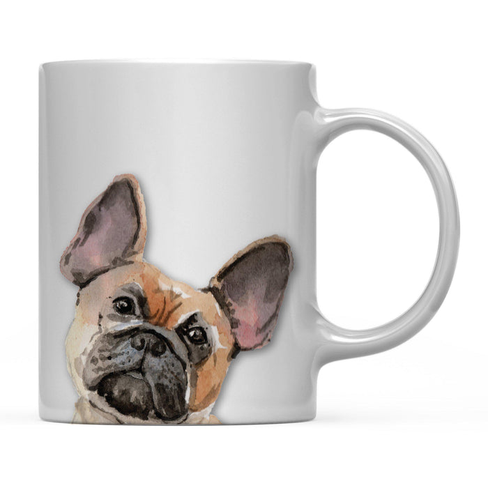Andaz Press 11oz Close Up Dog Coffee Mug-Set of 1-Andaz Press-French Bullldog-