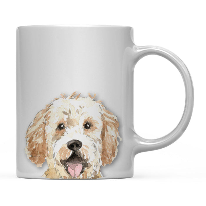 Andaz Press 11oz Close Up Dog Coffee Mug-Set of 1-Andaz Press-Golden Doodle-