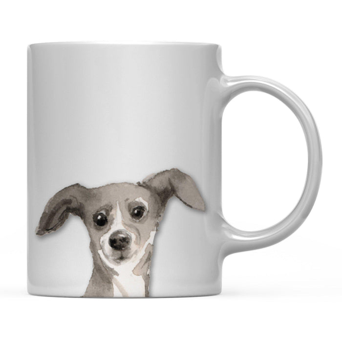 Andaz Press 11oz Close Up Dog Coffee Mug-Set of 1-Andaz Press-Italian Greyhound-