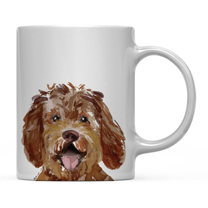 Andaz Press 11oz Close Up Dog Coffee Mug-Set of 1-Andaz Press-Labradoodle-