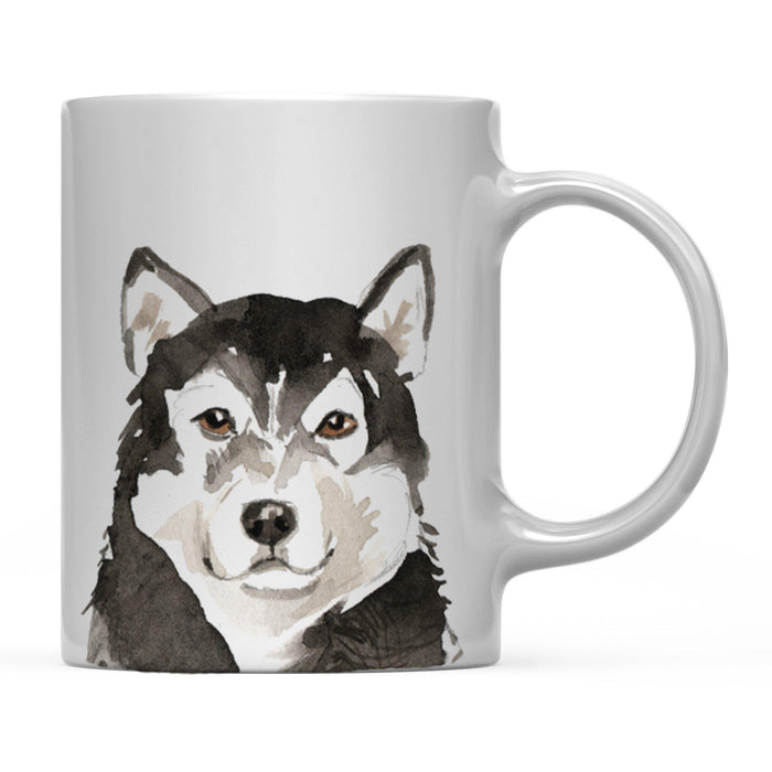 Andaz Press 11oz Close Up Dog Coffee Mug-Set of 1-Andaz Press-Malamute-