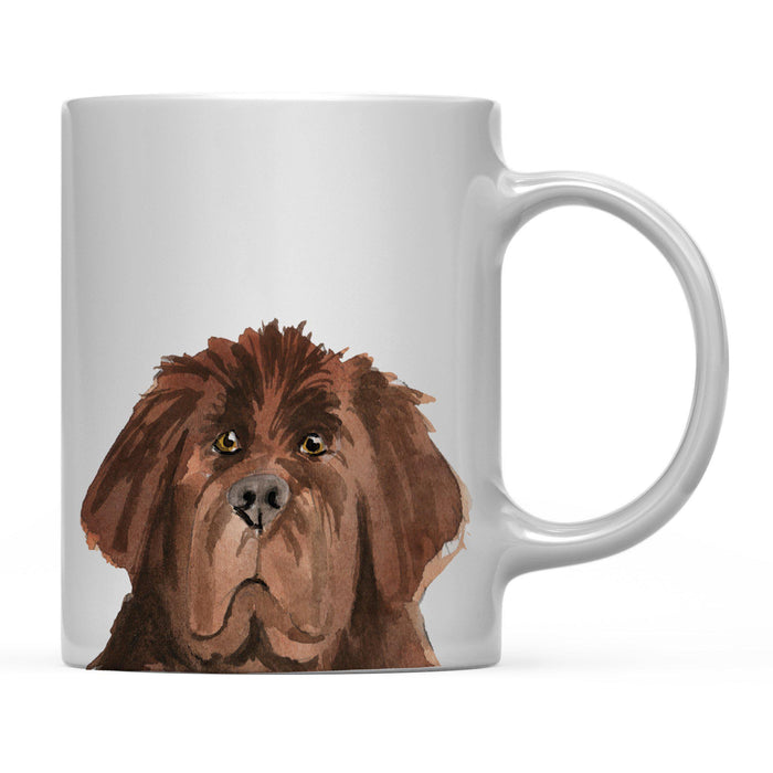 Andaz Press 11oz Close Up Dog Coffee Mug-Set of 1-Andaz Press-Newfoundland-
