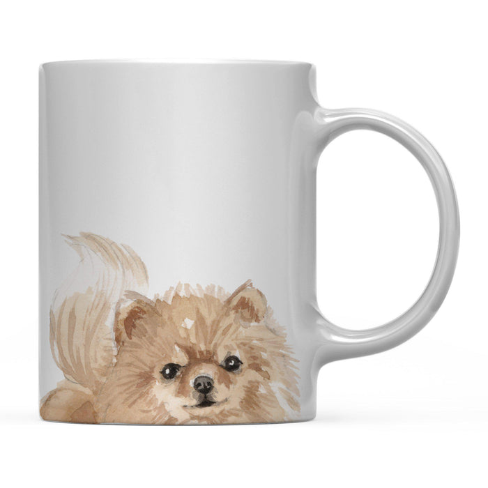 Andaz Press 11oz Close Up Dog Coffee Mug-Set of 1-Andaz Press-Pommeranian-
