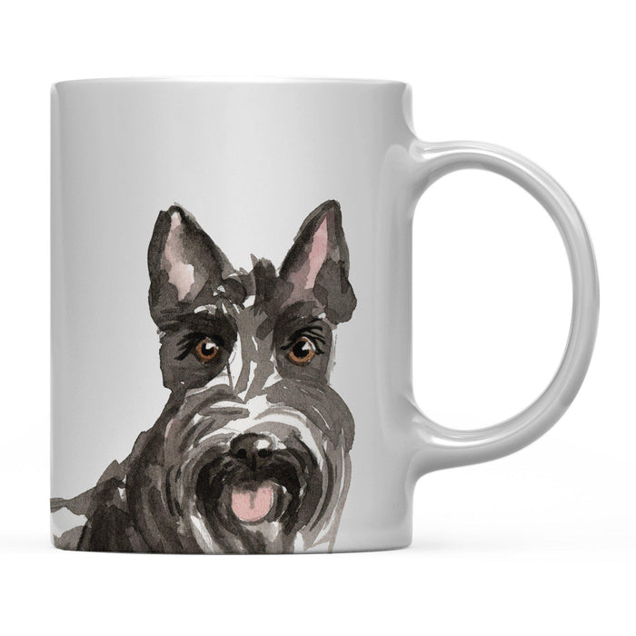 Andaz Press 11oz Close Up Dog Coffee Mug-Set of 1-Andaz Press-Scottish Terrier-