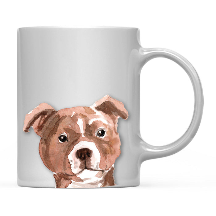 Andaz Press 11oz Close Up Dog Coffee Mug-Set of 1-Andaz Press-Staffordshire Bull Terrier-