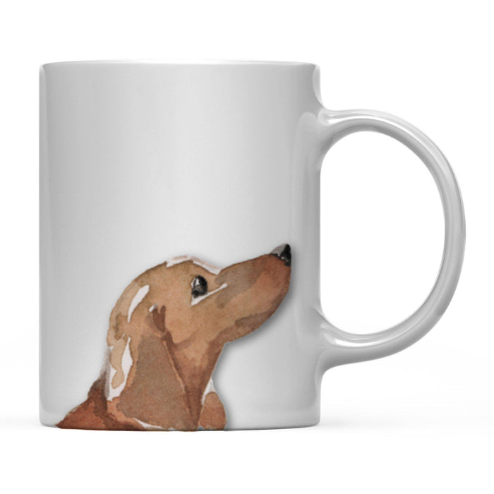 Andaz Press 11oz Close Up Dog Coffee Mug-Set of 1-Andaz Press-Tan Dachshund-