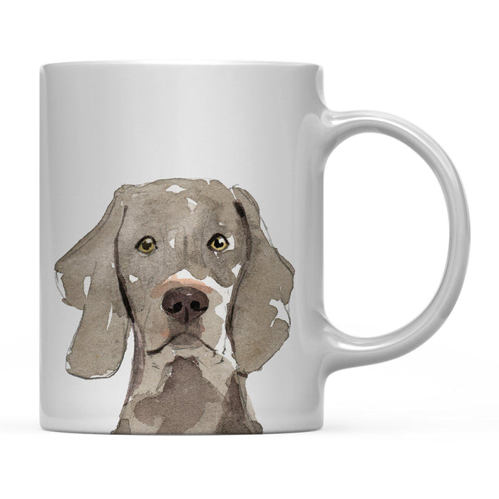 Andaz Press 11oz Close Up Dog Coffee Mug-Set of 1-Andaz Press-Weimeraner-