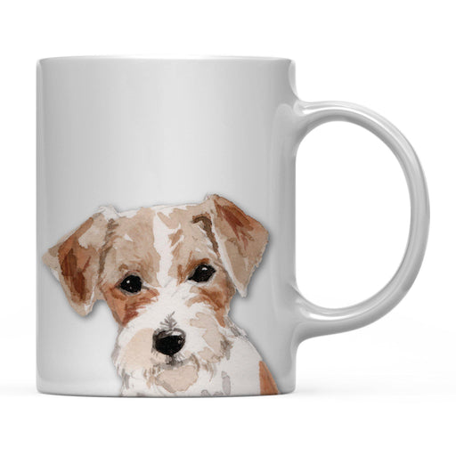 Andaz Press 11oz Close Up Dog Coffee Mug-Set of 1-Andaz Press-Wire Haired Jack Russell-