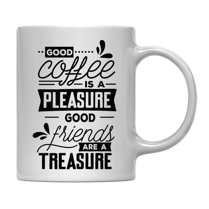 Andaz Press 11oz Coffee Lover Coffee Mug-Set of 1-Andaz Press-Good Coffee is a Pleasure-