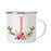 Andaz Press 11oz Deer Antler Floral Flowers Monogram Campfire Coffee Mug-Set of 1-Andaz Press-A-