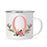Andaz Press 11oz Deer Antler Floral Flowers Monogram Campfire Coffee Mug-Set of 1-Andaz Press-A-