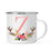 Andaz Press 11oz Deer Antler Floral Flowers Monogram Campfire Coffee Mug-Set of 1-Andaz Press-A-