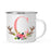 Andaz Press 11oz Deer Antler Floral Flowers Monogram Campfire Coffee Mug-Set of 1-Andaz Press-A-
