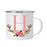 Andaz Press 11oz Deer Antler Floral Flowers Monogram Campfire Coffee Mug-Set of 1-Andaz Press-A-