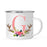Andaz Press 11oz Deer Antler Floral Flowers Monogram Campfire Coffee Mug-Set of 1-Andaz Press-G-