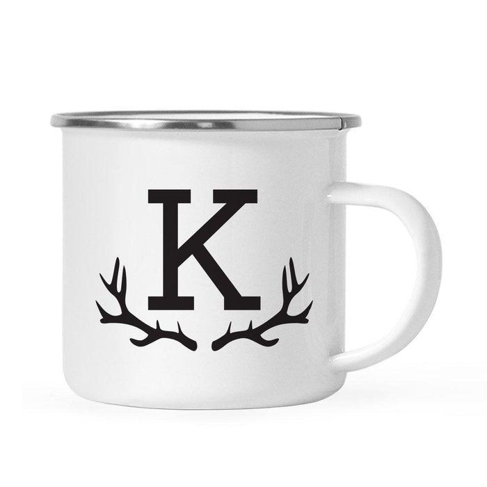 Andaz Press 11oz Deer Antler Monogram Campfire Coffee Mug-Set of 1-Andaz Press-A-