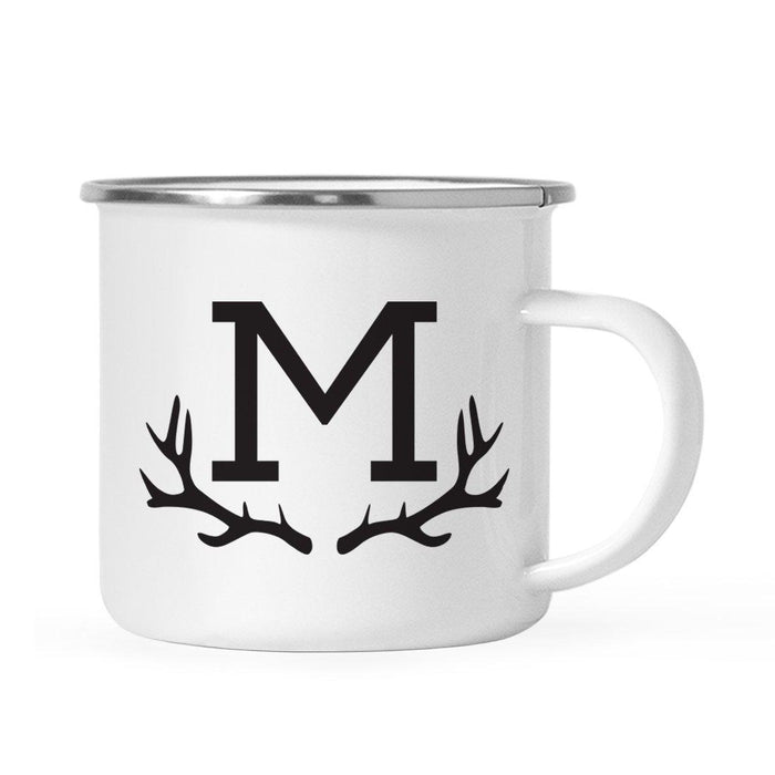 Andaz Press 11oz Deer Antler Monogram Campfire Coffee Mug-Set of 1-Andaz Press-A-